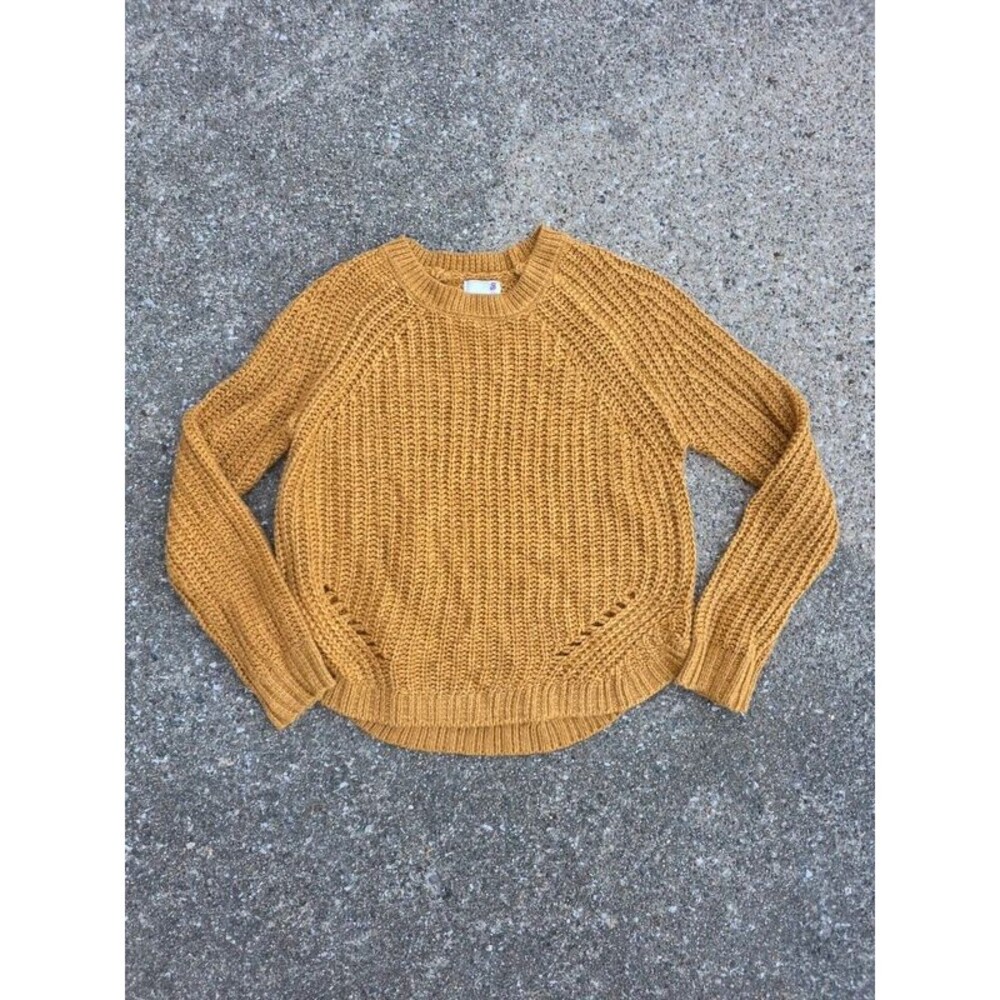 SO Mustard Chunky Knit Sweater